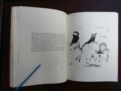 Old man Kangaroo, page 92 and 93 of a 1902 copy of Just So Stories, by Rudyard Kipling