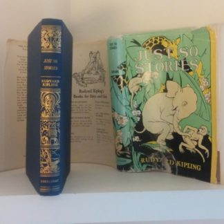 A 1907 copy of Just So Stories by Rudyard Kiping published by Doubleday company, First Edition, Second Printing, with dust jacket