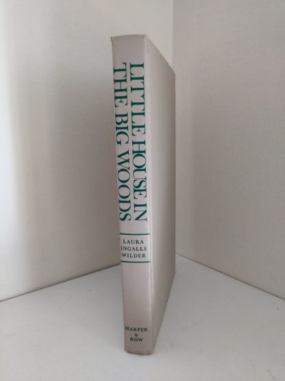 Binding of novel, Little House in the Big Woods, 1953 uniform Edition, by Laura Ingalls Wilder