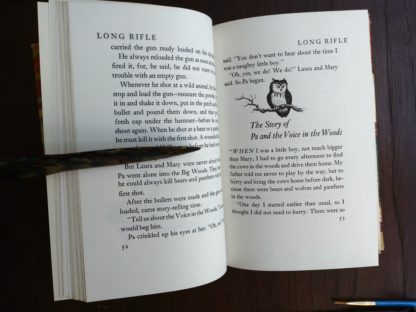 Little House in the Big Woods, The Story of Pa and the Voice in the Woods, 1953 Uniform Edition, page 53
