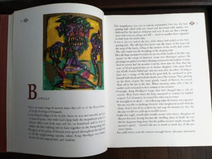 Illustration of Beowulf in Heroes of Folk Tale and Legend first printing 1970 copy