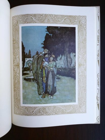 colour illustration by Edmund Dulac in a 1977 copy of Rubaiyat of Omar Khayyam