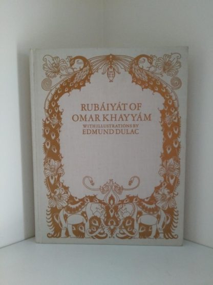front cover of a 1977 copy of Rubaiyat of Omar Khayyam illustrated by Edmund Dulac
