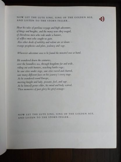 opening quotes in Heroes of Folk Tale and Legend first printing 1970 copy