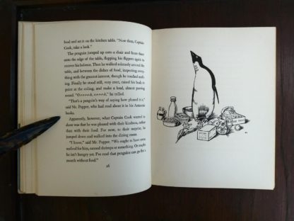 page 26 and 27 in a copy of Mr. Poppers Penguins 1938, 1st Edition, 2nd Printing by Richard & Florence Atwater