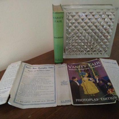 1923 first photoplay edition of Vanity Fair by William Makepeace Thackeray