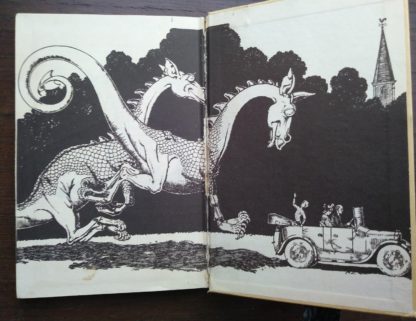 1963, Poo-Poo and the Dragons by C.S Forester, 4th impression, back endpaper and paste-down