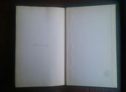 back paste down and endpaper in a 1945 First Edition of Bolts of Melody by Emily Dickinson