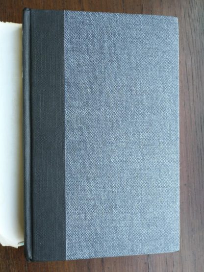 front cloth binding on a 1972 copy of The Descent of Woman, by Elaine Morgan, First British Edition