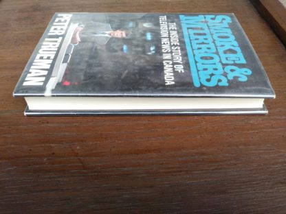 text block view of a 1980 copy of Smoke & Mirrors by Peter Trueman