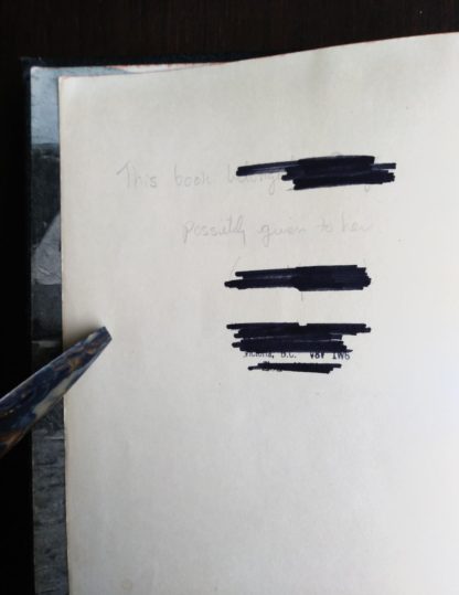 mysterious annotation in a 1920s copy of Les Miserables illustrated by Mead Schaeffer published by Dodd Mead and Company