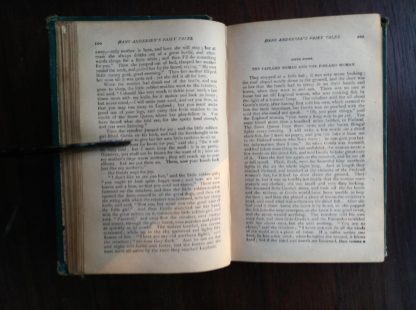 page 100 and 107 in an Antique Caxton Edition of Andersens Fairy Tales
