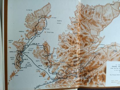 front paste down up close in a 1966 copy of The Prince in the Heather by Eric Linklater