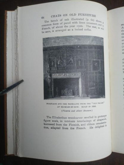 page 64 in a 1925 copy of Chats on Old Furniture by Arthur Hayden