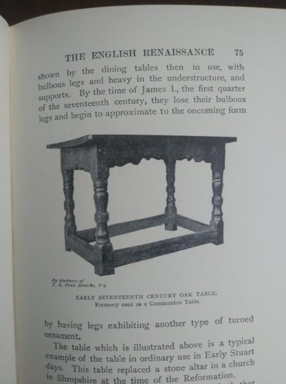 page 75 in a 1925 copy of Chats on Old Furniture by Arthur Hayden