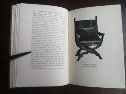 page 86 and 87 in a 1925 copy of Chats on Old Furniture by Arthur Hayden