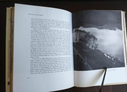 photograph of Loch Hourn in a 1966 copy of The Prince in the Heather by Eric Linklater
