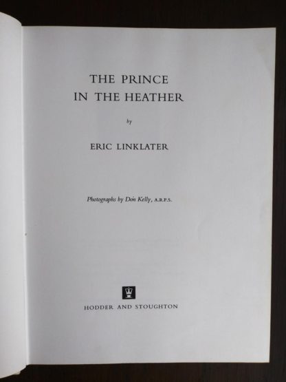 title page inside a 1966 copy of The Prince in the Heather by Eric Linklater