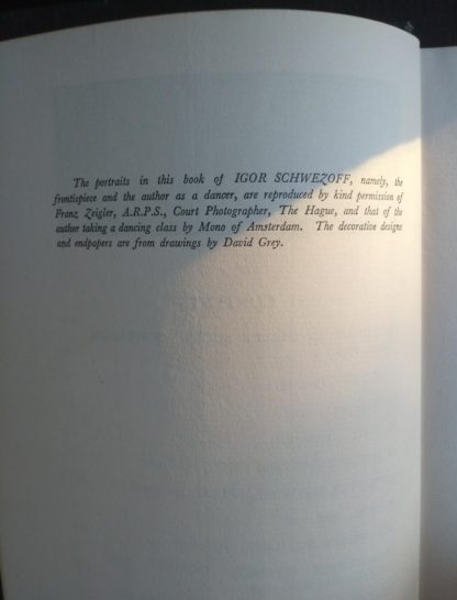 BORZOI by Igor Schwezoff first edition notation about illustrations