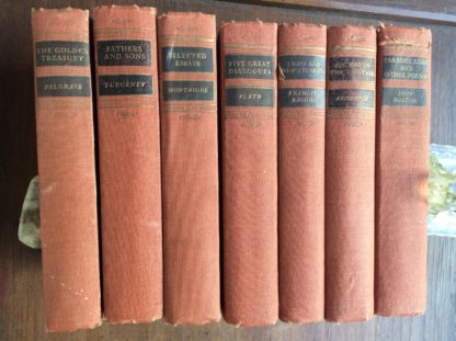 7 Volumes of Walter J. Black Classics Club Books 1932 - 1943