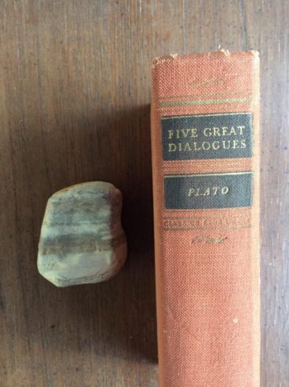7 Volumes of Walter J. Black Classics Club Books 1932 - 1943 spine fo 5 Great Dialogues up close
