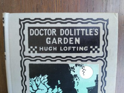 Doctor Dolittles Garden by Hugh Lofting 1927 Eighth Impression front cover up close