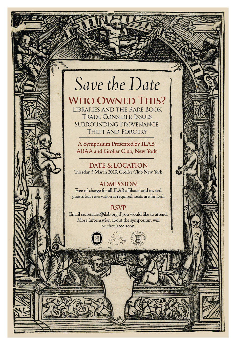 Provenance Symposium New York March 2019_Save the Date