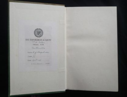 1927 Manual of British Birds 3rd edition Howard Saunders and W. Eagle Clarke annotation on front paste down
