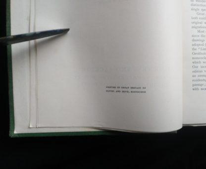 1927 Manual of British Birds 3rd edition Howard Saunders and W. Eagle Clarke printed in Great Britain by Oliver and Boyd. Edinburgh