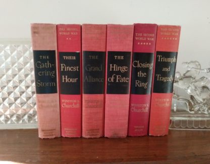 THE SECOND WORLD WAR by Winston Churchill 6 Volume first edition set 1948-1953