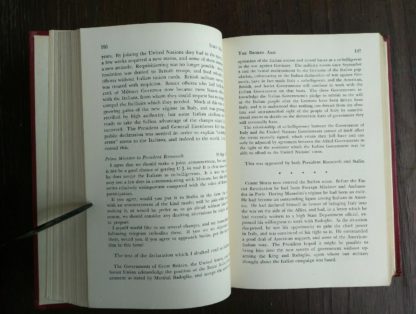 THE SECOND WORLD WAR by Winston Churchill 6 Volume first edition set 1948-1953 inside one volume