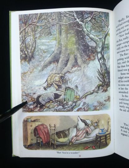 The Wind in the Willows 1961 Golden Anniversary Edition colour illustration by Ernest Shepard