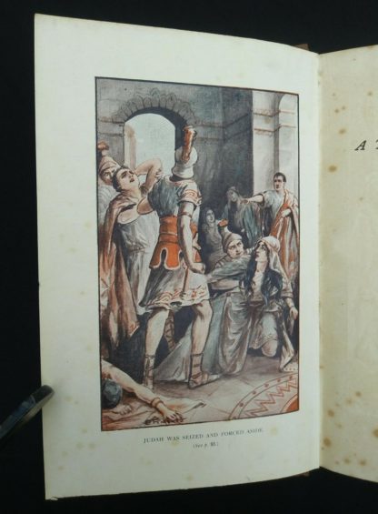 early undated printing of Ben Hur by Lew Wallace published by Charles H. Kelly color plate adjacent to the title page