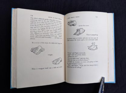 1950 copy of The House at Pooh Corner by A.A. Milne. First Reissue Edition page 134 and 135