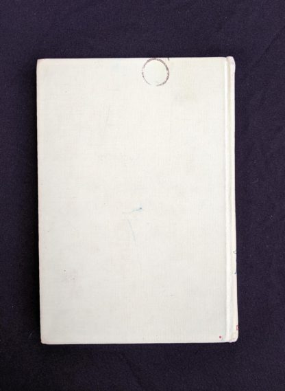 backside cloth coved binding of a 1950 copy of Now we Are Six by A. A. Milne. First Reissue Edition