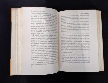 1954 First American Edition copy of The Natural History of Mammals by François Bourlière page 132 and 133
