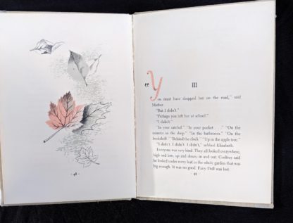 1956 copy of The Fairy Doll by Rumer Godden page 48 and 49