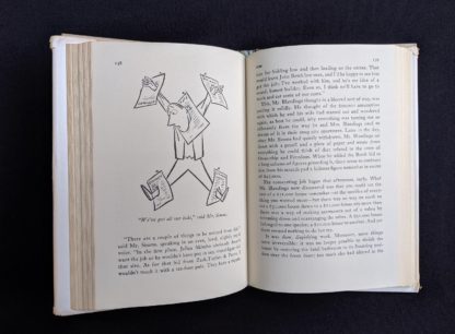 1946 first edition copy of Mr. Blandings Builds His Dream House by Eric Hodgins - illustration on page 138