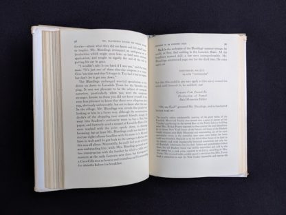1946 first edition copy of Mr. Blandings Builds His Dream House by Eric Hodgins - page 98 and 99