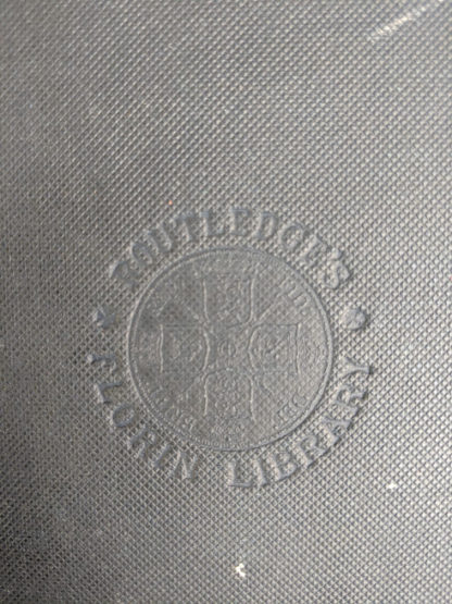 blindstamp on front cover of a 1880s copy of The Tower of London by Ainsworth
