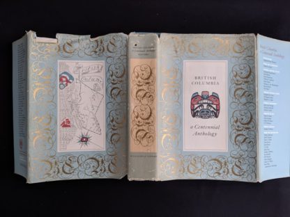 dustjacket from a 1958 first edition copy of British Columbia -A Centennial Anthology