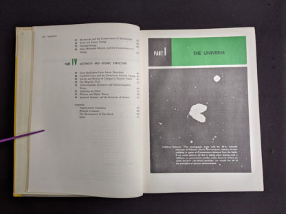 Contents page 2 of 2 in a 1960 copy of Physics - Physical Science Study Committee - First Edition