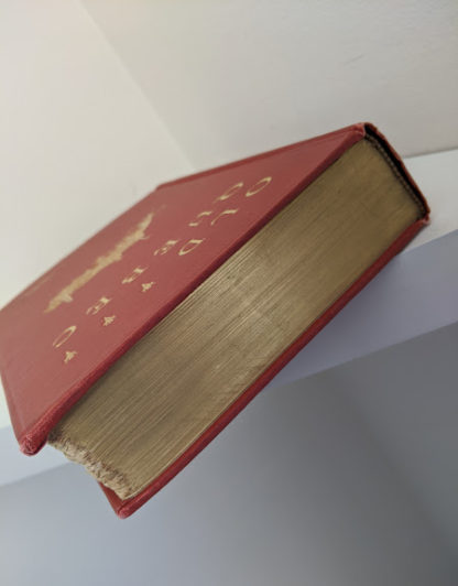 Top edge gold gilt on a 1904 copy of Old Quebec - The Fortress of New France by Gilbert Parker and Claude G Bryan