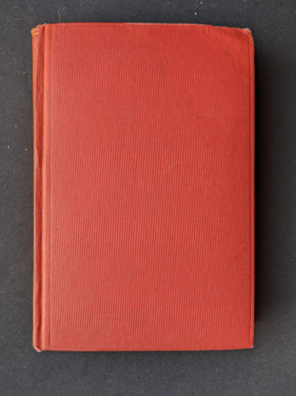 backside of a 1904 copy of Old Quebec - The Fortress of New France by Gilbert Parker and Claude G Bryan