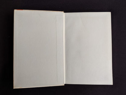 front pastedown and endpaper inside a 1962 copy of The Wizard of Oz published by Macmillan Company with illustrations by Denslow