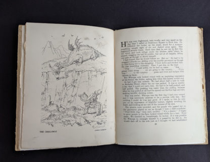 illustration inside a 1936 First Edition copy of The Tree - The Centenary Book of the Ulster Society for the Prevention of Cruelty to Animals 1836-1936