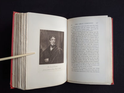 illustration of the Earl of Durham in 1838 in a 1904 copy of Old Quebec - The Fortress of New France by Gilbert Parker and Claude G Bryan