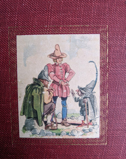 paste up on front cover on a 1945 Grimms Fairy Tales By the Brothers Grimm published by Grosset & Dunlap
