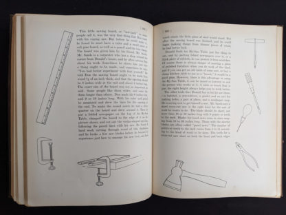 1926 copy of Master Book 1 - Beginning the Use of Tools and Materials Published by Lewis E Myers & Company - introduction to carpentry tools