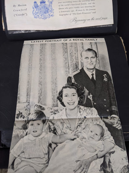 Portrait of the Royal Family when Charles and Anne were very young